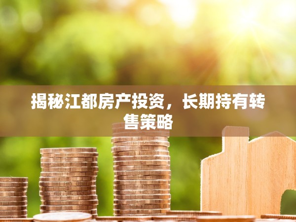 揭秘江都房產(chǎn)投資，長期持有轉(zhuǎn)售策略