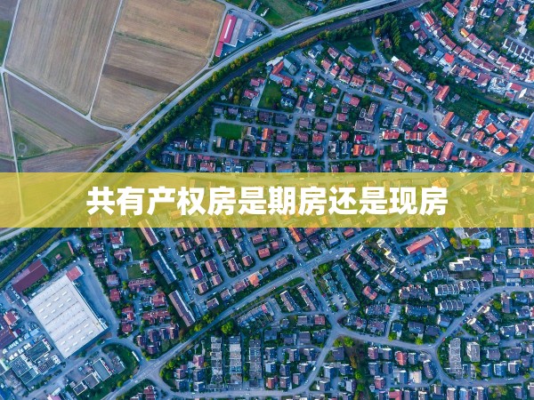 共有產(chǎn)權(quán)房是期房還是現(xiàn)房