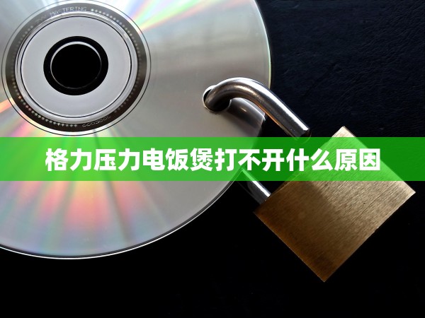 格力壓力電飯煲打不開什么原因