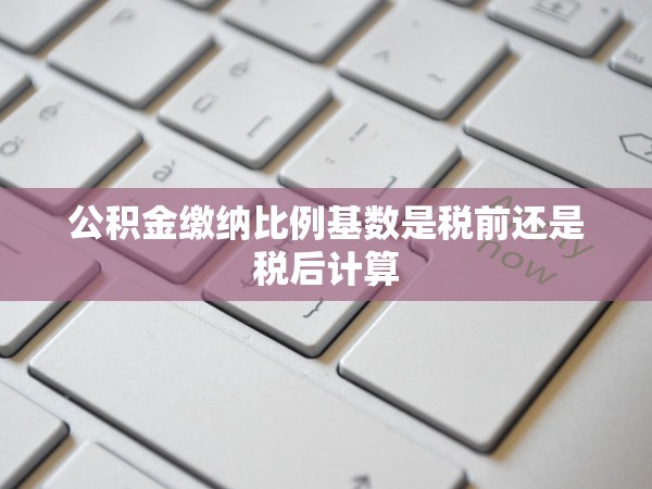 公積金繳納比例基數(shù)是稅前還是稅后計算