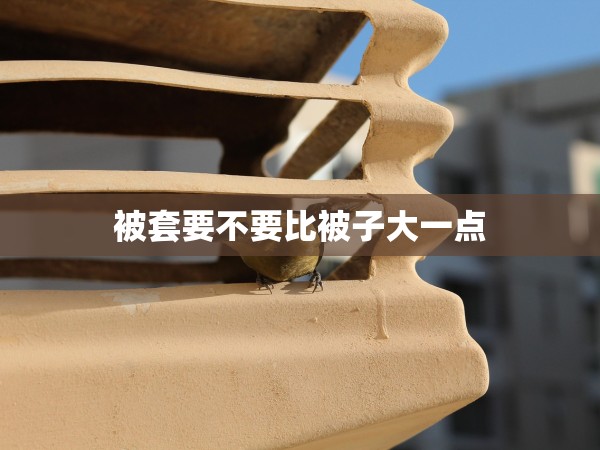 被套要不要比被子大一點(diǎn)