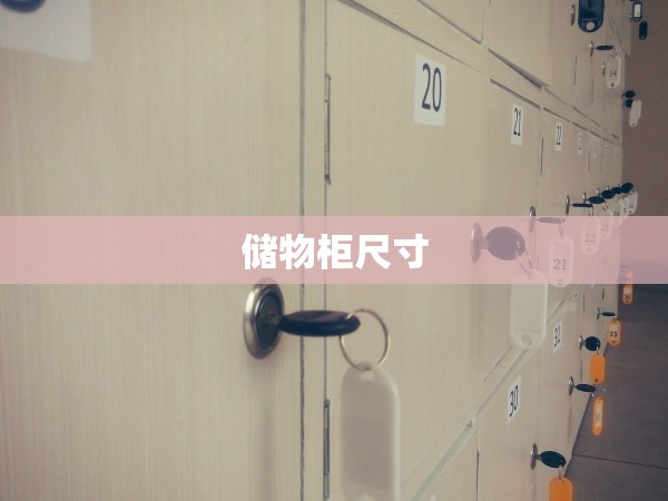 儲物柜尺寸
