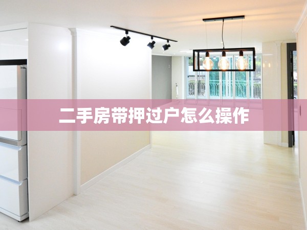 二手房帶押過戶怎么操作