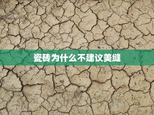 瓷磚為什么不建議美縫