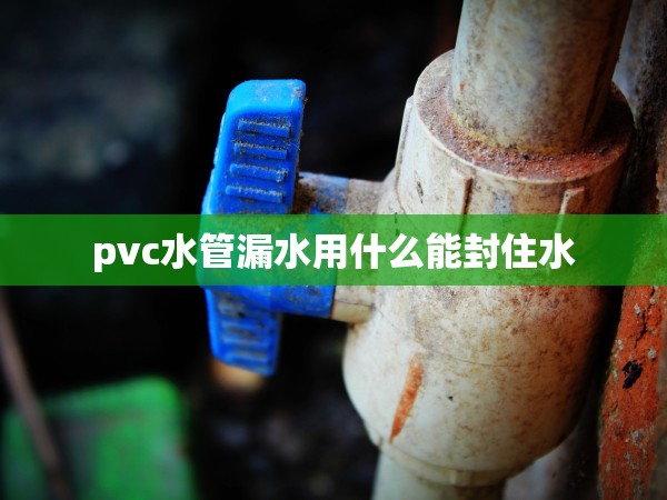 pvc水管漏水用什么能封住水 pvc水管漏水用什么能封住水