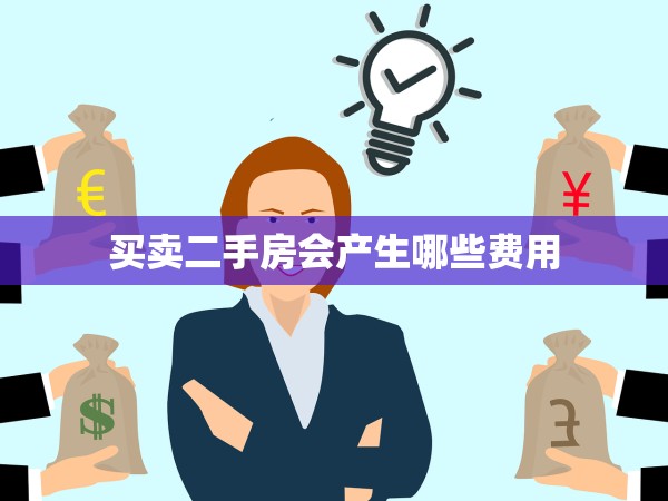 買賣二手房會(huì)產(chǎn)生哪些費(fèi)用